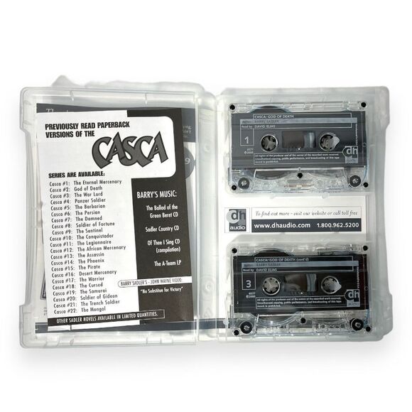 CASCA Abridged by Barry Sadler Audio Book Cassette Tape 2000 Novel Lot of 3 New - Picture 9 of 10